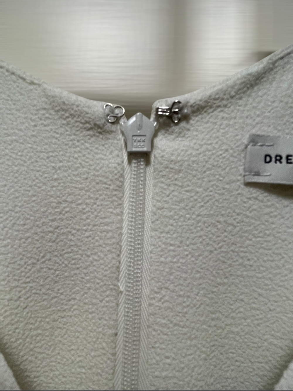 Dress the Population Iris Off White Textured Sleeveless Dress - Picture 7 of 15